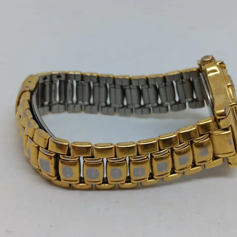 Anne Klein II AK10/1562 Women's 28mm Gold Tone Quartz Date Watch